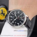 Perfect Replica IWC Pilot's Stainless Steel Case Black Face 40mm Watch 